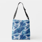 Sac Ajustable Abstrait bleu et blanc (Dos)