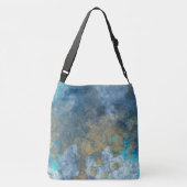 Sac Ajustable Abstrait bleu et turquoise (Dos)