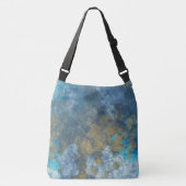 Sac Ajustable Abstrait bleu et turquoise (Devant)