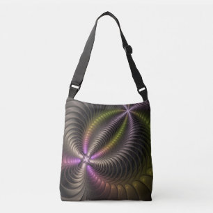 Sac Ajustable Abstrait brillant Trippy coloré 3D Fractal Art