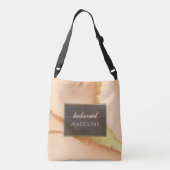 Sac Ajustable Abstrait de corail moderne 💡 Mariage d'huile d'en (Dos)