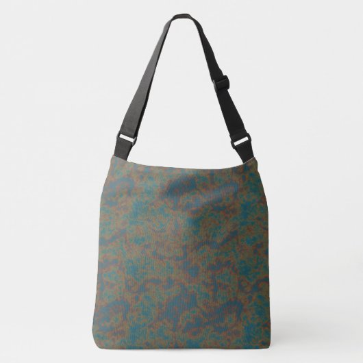 Sac Ajustable Abstrait de rouille turquoise (Devant)