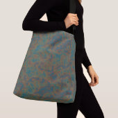Sac Ajustable Abstrait de rouille turquoise (De près)