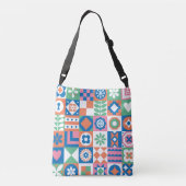 Sac Ajustable Abstrait Floral Scandinavian Folk Motif (Dos)