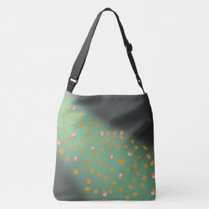 Sac Ajustable Abstrait lune feuilles d'automne roses