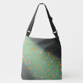 Sac Ajustable Abstrait lune feuilles d'automne roses (Devant)