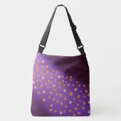 Sac Ajustable Abstrait lune feuilles d'automne roses (Devant)