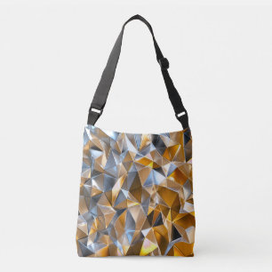 Sac Ajustable Abstrait Métallique Moderne Or Argent Géométrique