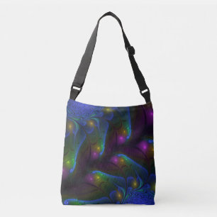 Sac Ajustable Abstrait Moderne Trippy Fractal Lumineux Coloré