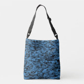 Sac Ajustable Abstrait Motif bleu noir (Dos)