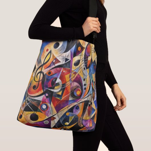 Sac Ajustable Abstrait Musical Style Kandinsky (De près)