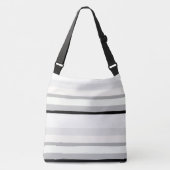 Sac Ajustable Abstrait noir, blanc et vert (Devant)