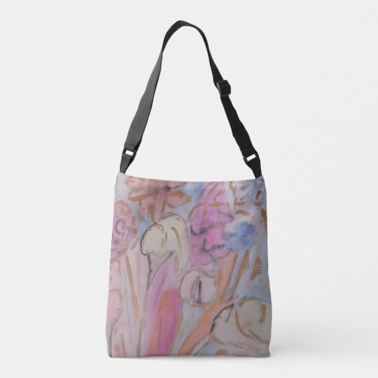 Sac Ajustable Abstrait Pastel Floral (Dos)