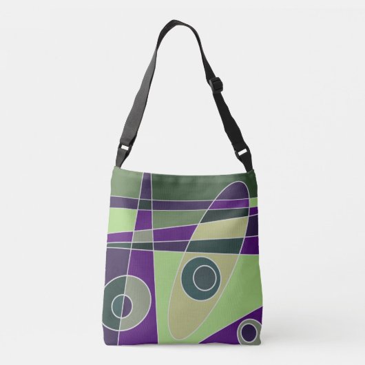 Sac Ajustable Abstrait surf vert pourpre (Dos)