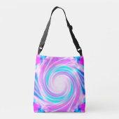 Sac Ajustable Abstrait tourbillon pastel violet couleurs imprime (Dos)