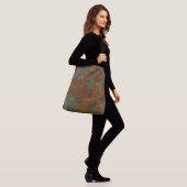 Sac Ajustable Abstrait turquoise et rouille (Sur le modèle)