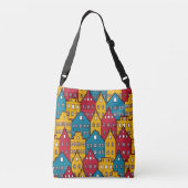 Sac Ajustable Abstrait urbain : motif urbain vintage (Dos)