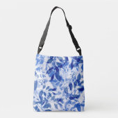 Sac Ajustable Abstraits Feuilles bleu et blanc (Dos)