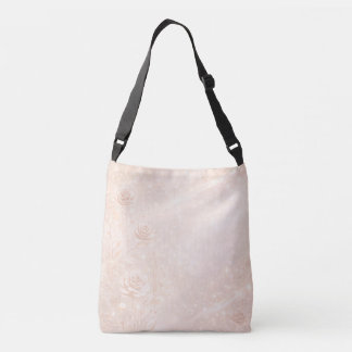 Sac Ajustable Accents floraux en ivoire et or rose, art IA