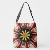 Sac Ajustable Achempong: Starburst | Deep Crimson & Gold Luxury (Dos)