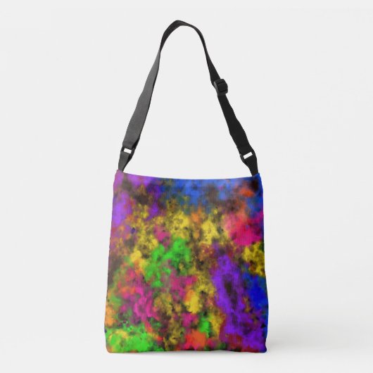 Sac Ajustable Acrylic Neon Colors Paint Splatter Splash Abstract (Dos)