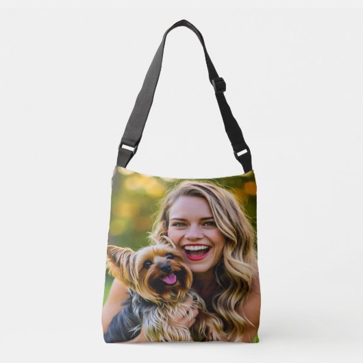 Sac Ajustable Add Yorkshire Terrier Photo Personalize (Devant)