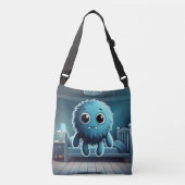 Sac Ajustable Adorable Blue Fluffy (Devant)