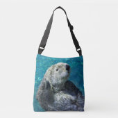 Sac Ajustable Adorable Mer Otter Cute Eau Bleue (Devant)