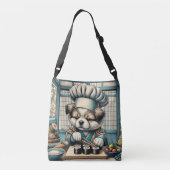 Sac Ajustable Adorable Sushi Chef Chiot (Dos)