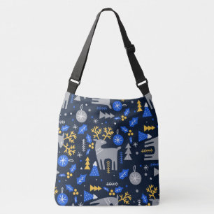 Sac Ajustable Adorables Noël style scandinave Bleu