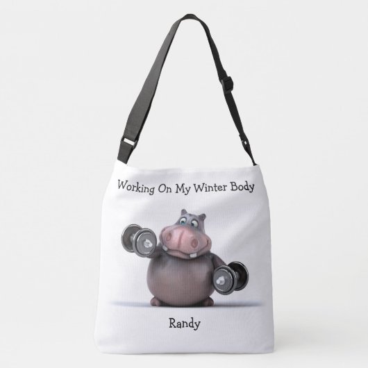 Sac Ajustable Adorables Poids de levage Hippo 3D (Dos)