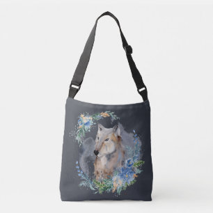 Sac Ajustable adorateurs de loup gris mignon