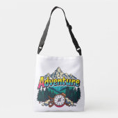 Sac Ajustable Adventure Mountain – Outdoor Hiking Nature Design (Dos)