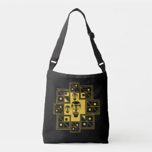 Sac Ajustable africain tribal moderne élégant chic motif