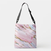 Sac Ajustable Agate Marble tendance Blue Pink Gold Collection (Dos)