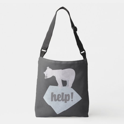Sac Ajustable Aidez l'ours polaire (Devant)