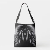 Sac Ajustable AILES D'ANGE Monogramme Gris Noir (Dos)