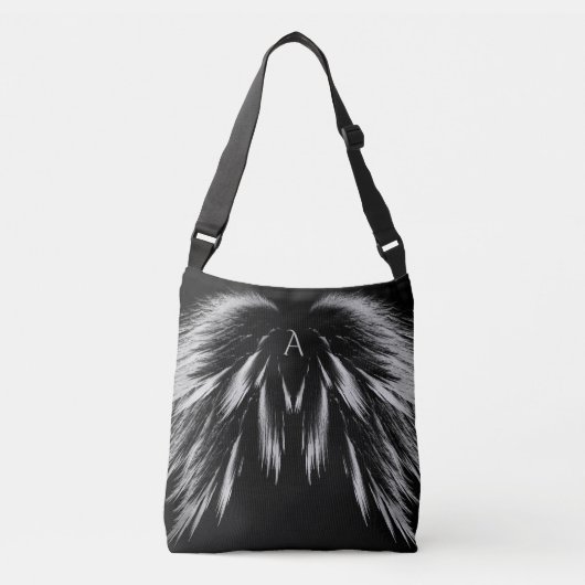 Sac Ajustable AILES D'ANGE Monogramme Gris Noir (Devant)