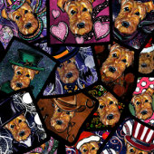 SAC AJUSTABLE AIREDALE TERRIER