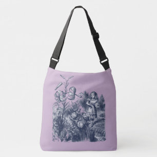 Sac Ajustable Alice au Pays des Merveilles & Fleurs
