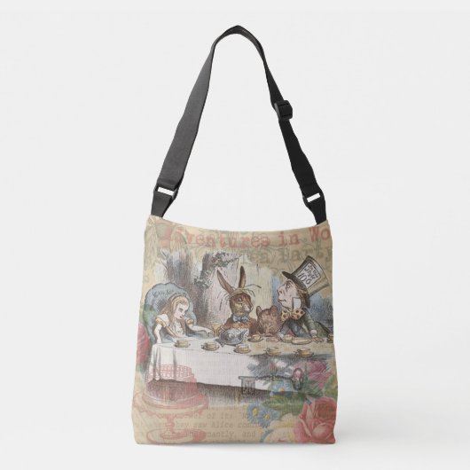 Sac Ajustable Alice au pays des merveilles Mad Tea Party Art (Devant)