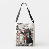 Sac Ajustable Alice Lapin Blanc Classique Wonderland  (Dos)