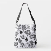 Sac Ajustable Alice White Rabbit Wonderland Classic (Dos)