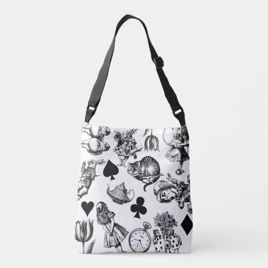 Sac Ajustable Alice White Rabbit Wonderland Classic (Dos)