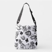 Sac Ajustable Alice White Rabbit Wonderland Classic (Devant)