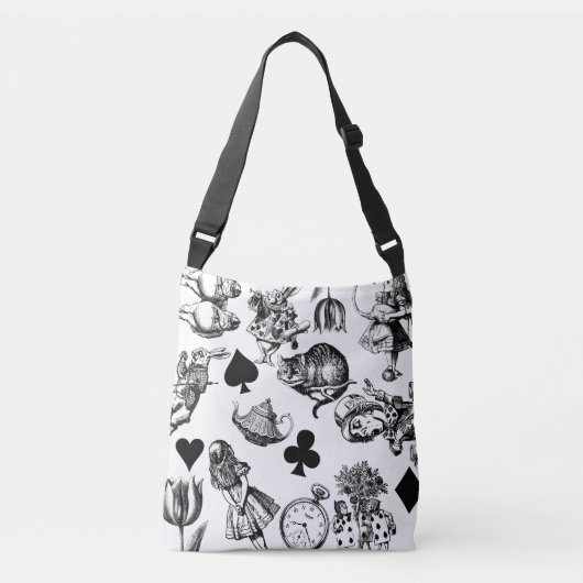 Sac Ajustable Alice White Rabbit Wonderland Classic (Devant)