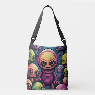 Sac Ajustable alien amour crâne drôle bonne humeur chanceux