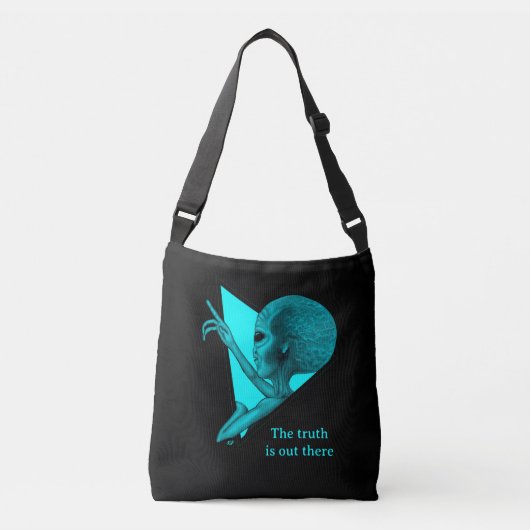 Sac Ajustable Alien Gris, la vérité est ailleurs (Devant)