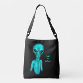 Sac Ajustable Alien, je veux croire (Dos)