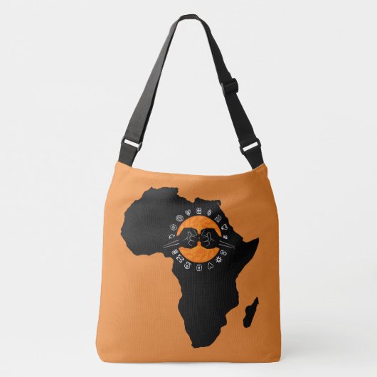 SAC AJUSTABLE ALKEBULAN - BOSSE D'ADINKRA (Devant)